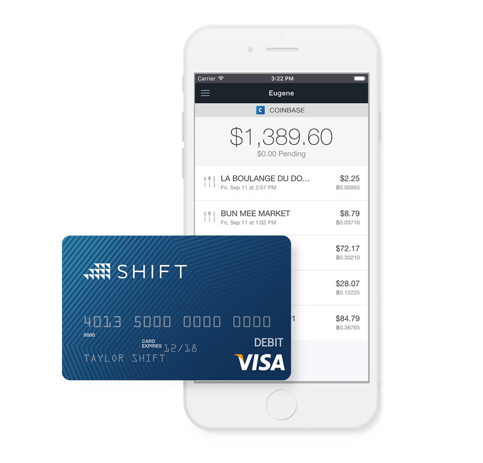 Coinbase Introduces New Shift Bitcoin Debit Card