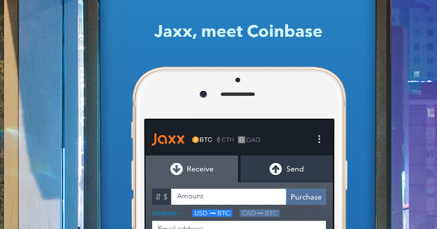 Jaxx Will Soon Integrate With Coinbase