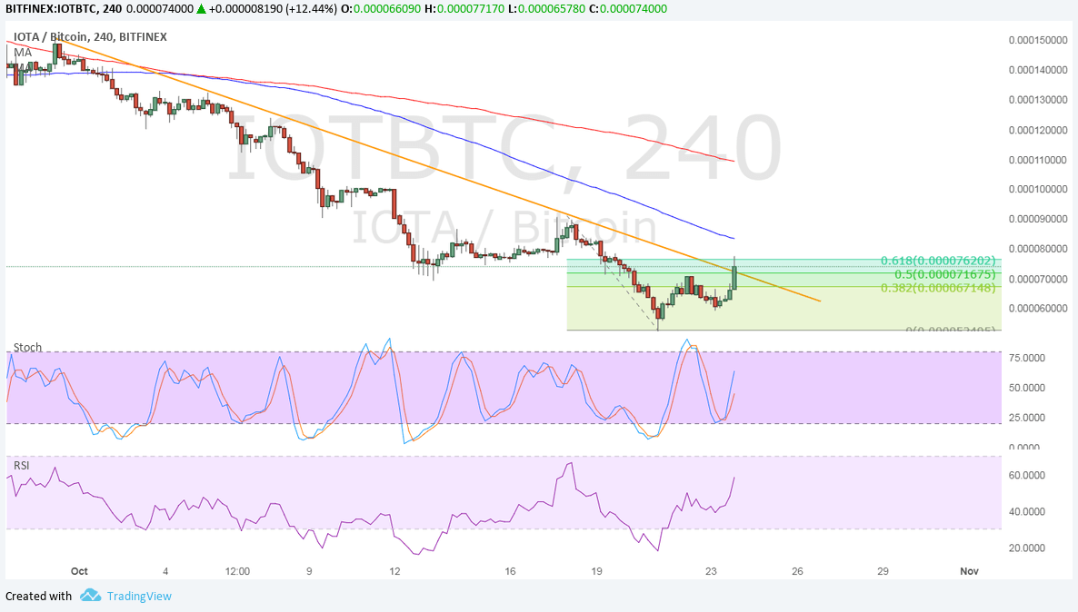 IOTA Technical Analysis for 10/24/2017 – Bulls Getting Ready to Charge?
