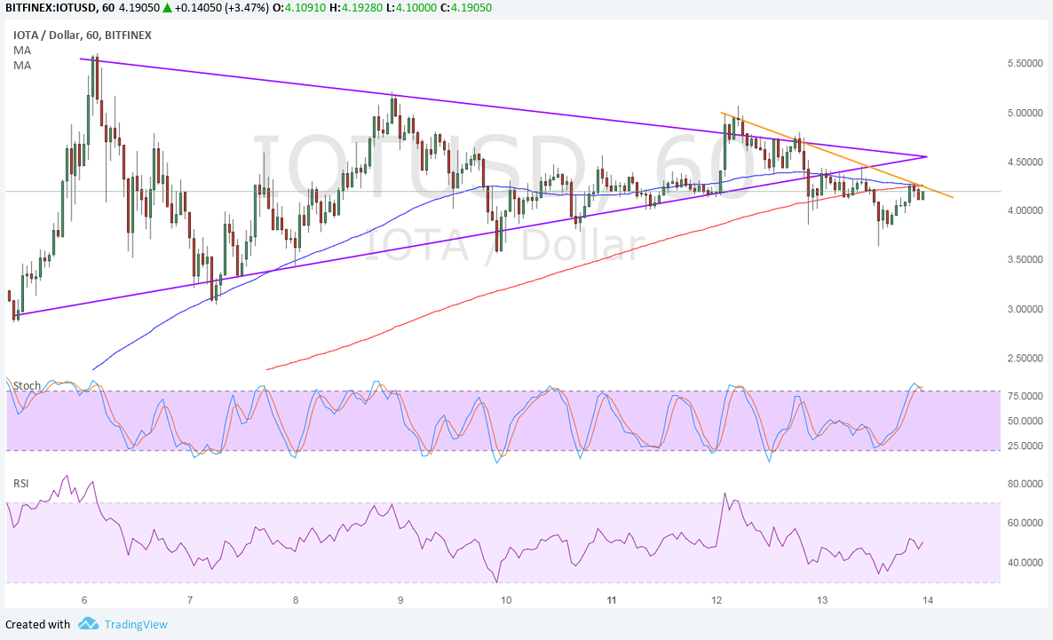 IOTA Technical Analysis for 12/14/2017 - Bears Taking Over?