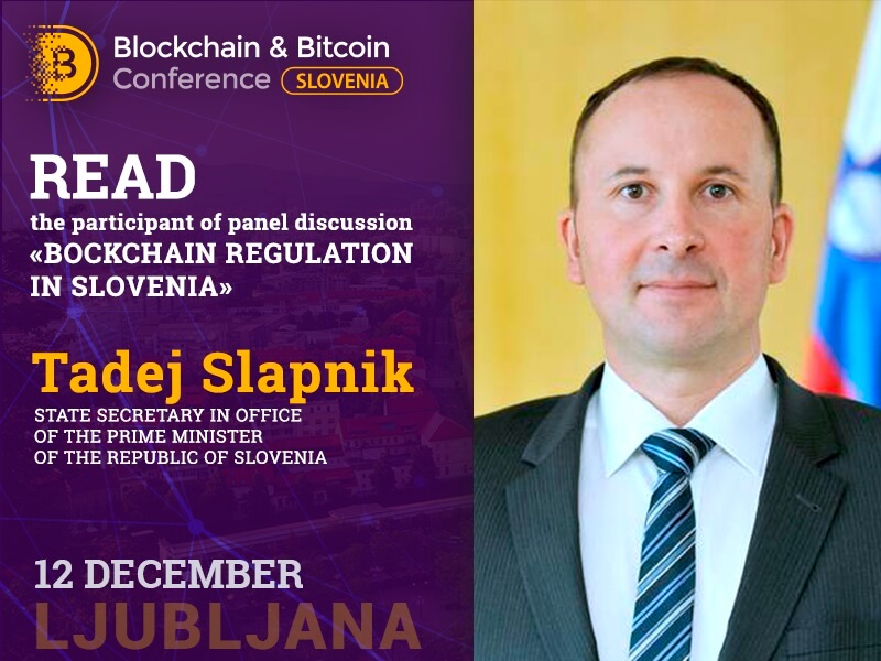 Tadej Slapnik: Slovenia Will Actively Participate in the Development of European Blockchain Environment