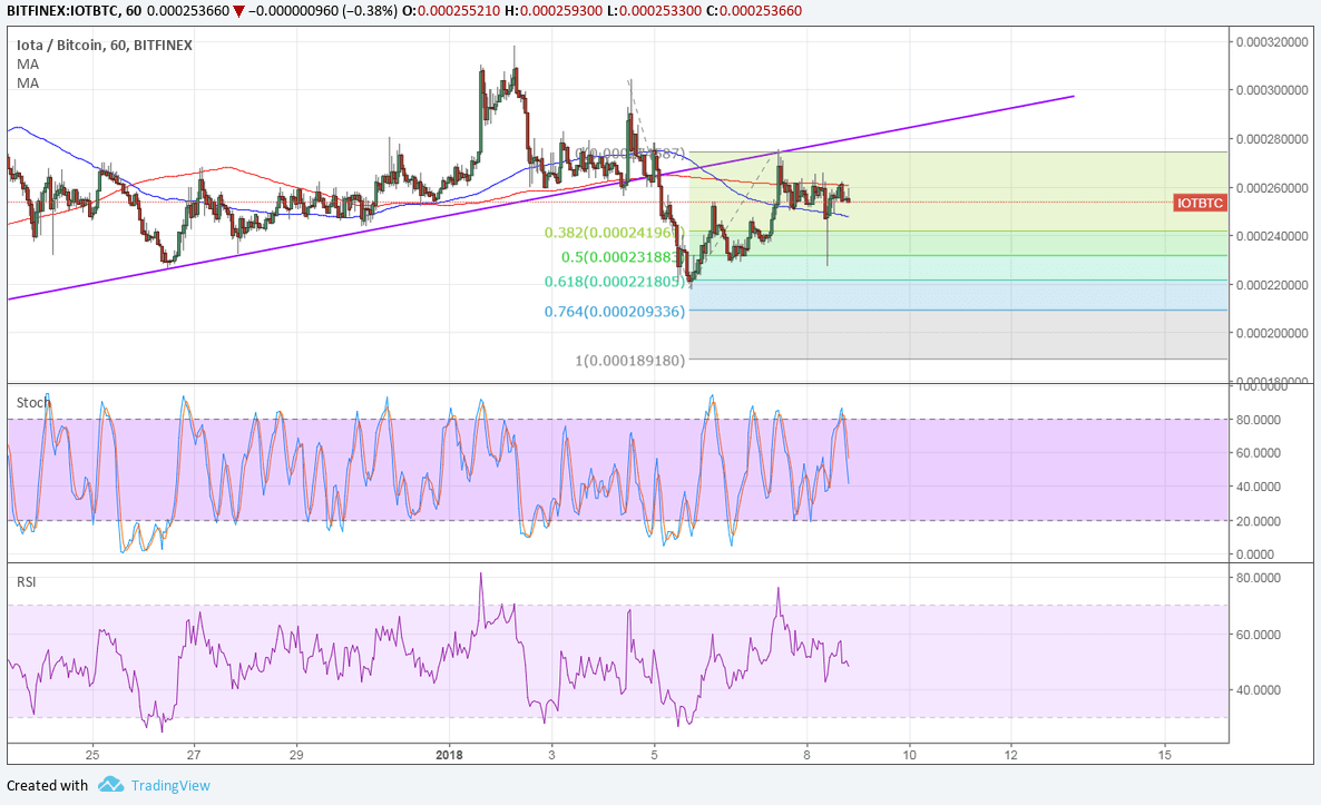 IOTA Technical Analysis for 01/09/2018 – Bulls Versus Bears