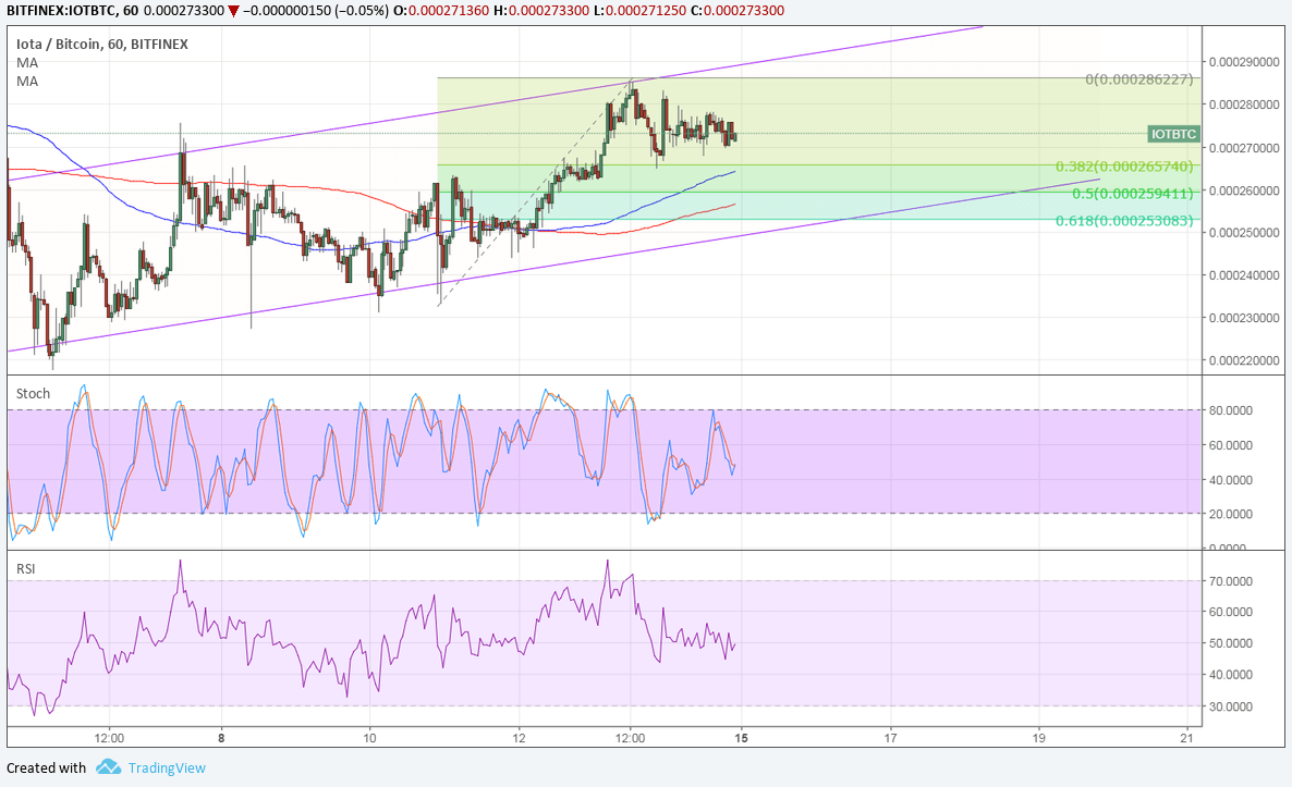 IOTA Technical Analysis for 01/15/2018 – Corrections in Action