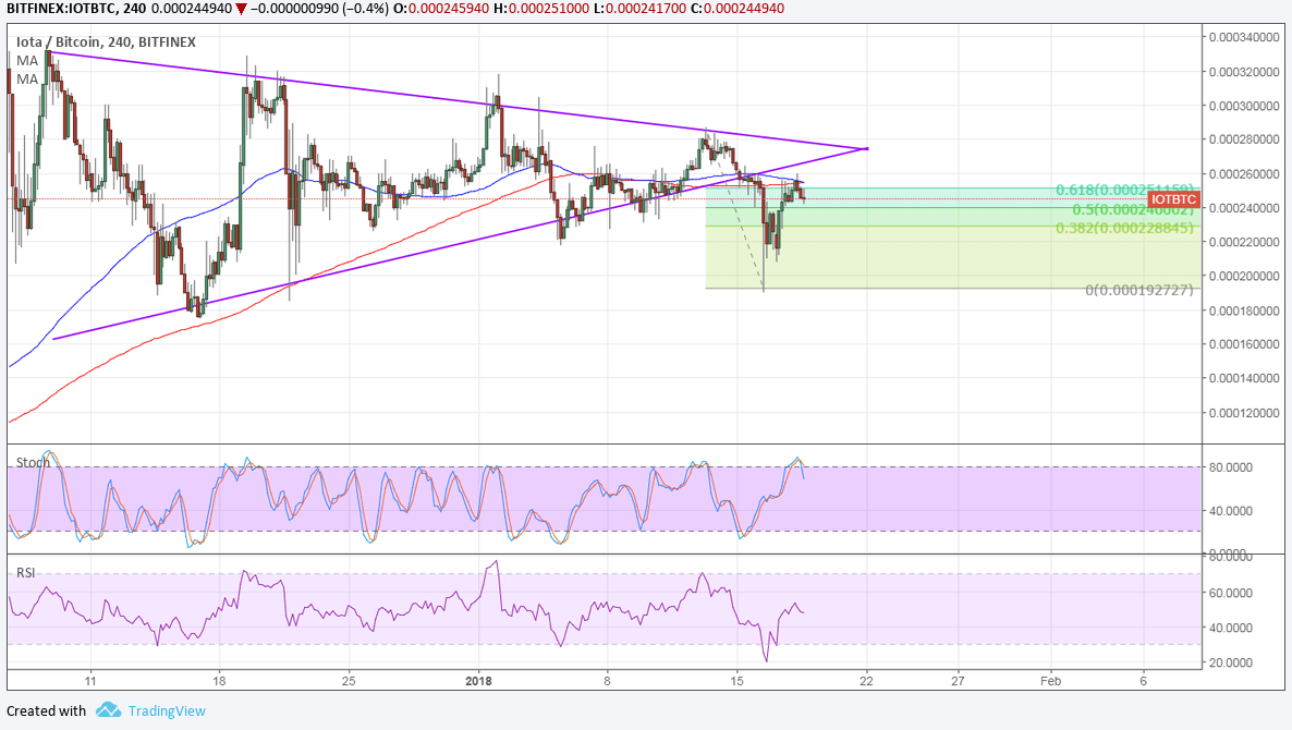 IOTA Technical Analysis for 01/19/2018 – Break and Retest?