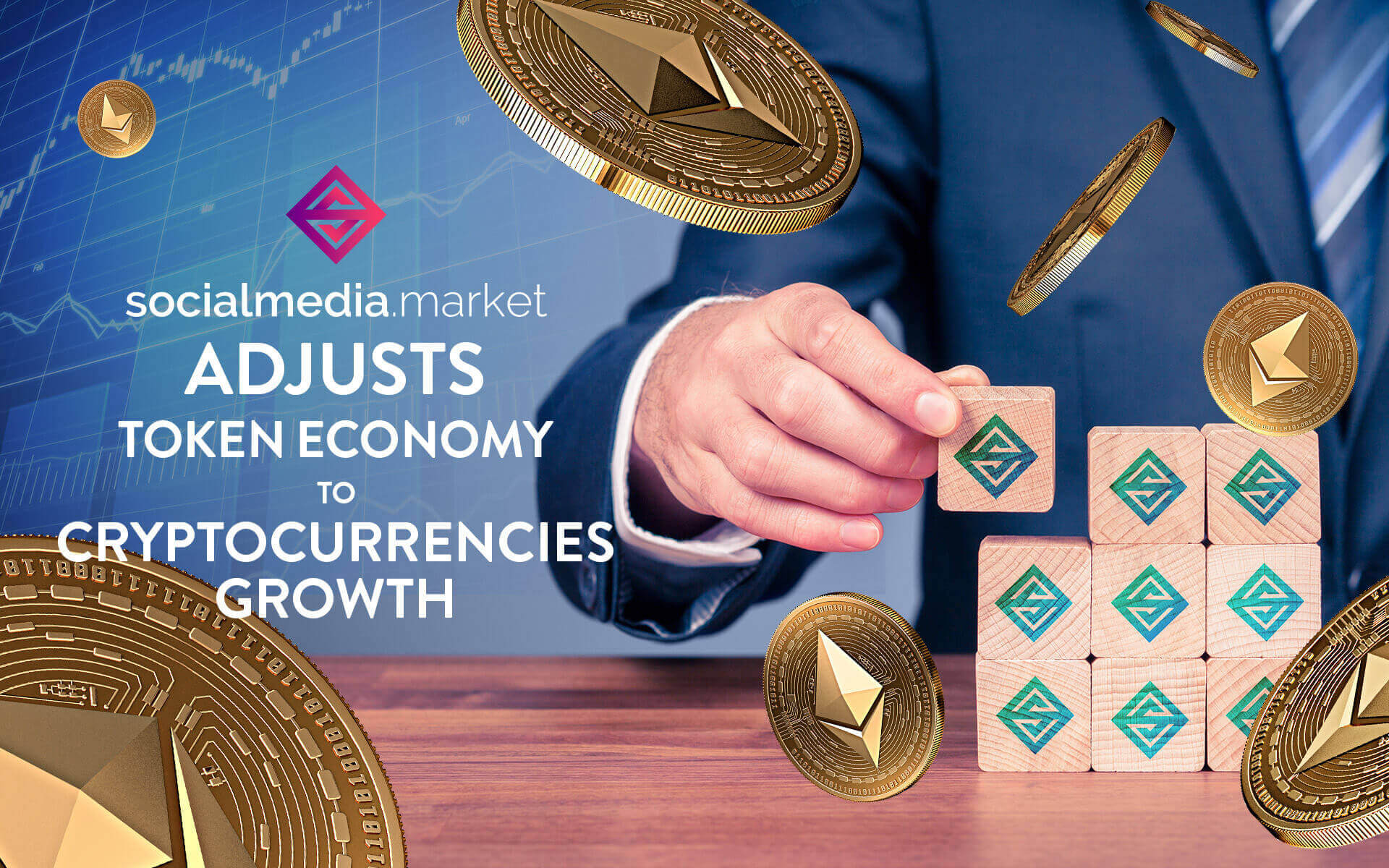 SocialMedia.Market accommodates the token economy to cryptocurrencies growth
