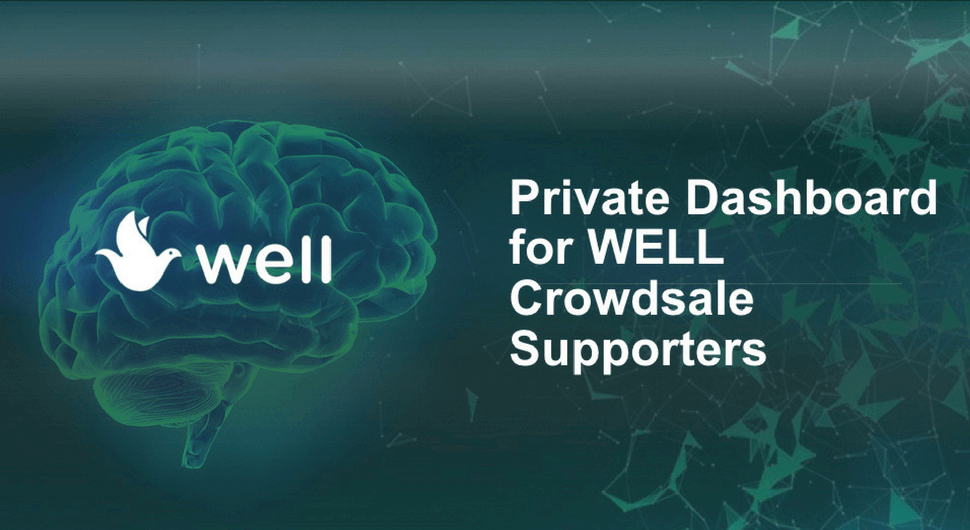 WELL Launches Personal Dashboard for its Crowdsale Supporters
