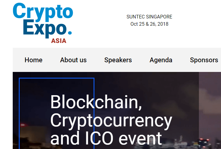Crypto EXPO 2018 Asia Promises to Gather the Whole Crypto World Together in Singapore