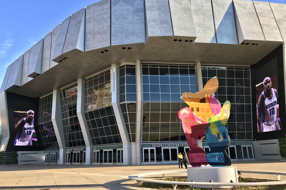 The arena for the Sacramento Kings is powered entirely by solar energy.