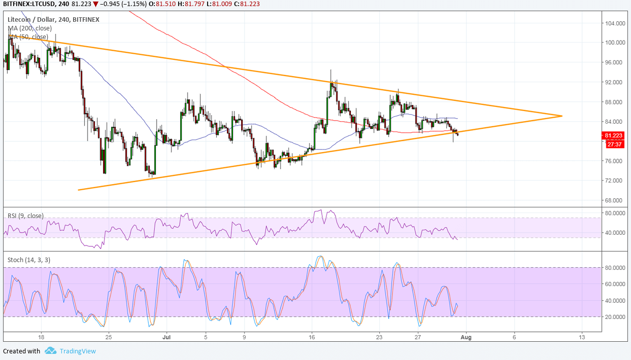 LTCUSD Technical Analysis – Long-Term Breakdown Happening?