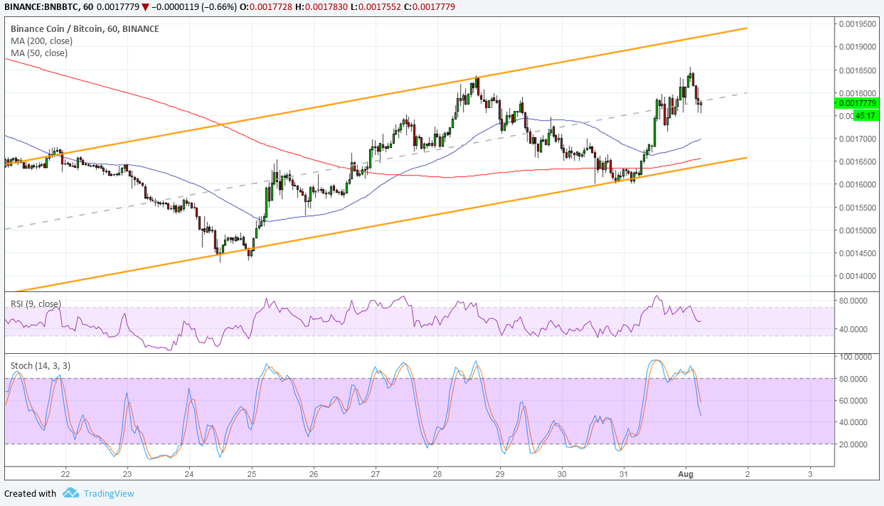 Binance (BNB/BTC) Technical Analysis – New Uptrend Forming?
