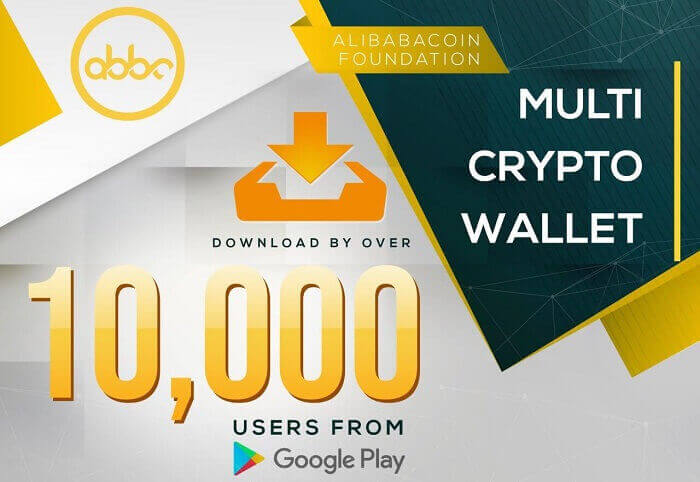 Alibabacoin Foundation’s Multi Crypto Wallet is downloaded by over 10,000 users from Google Play Store