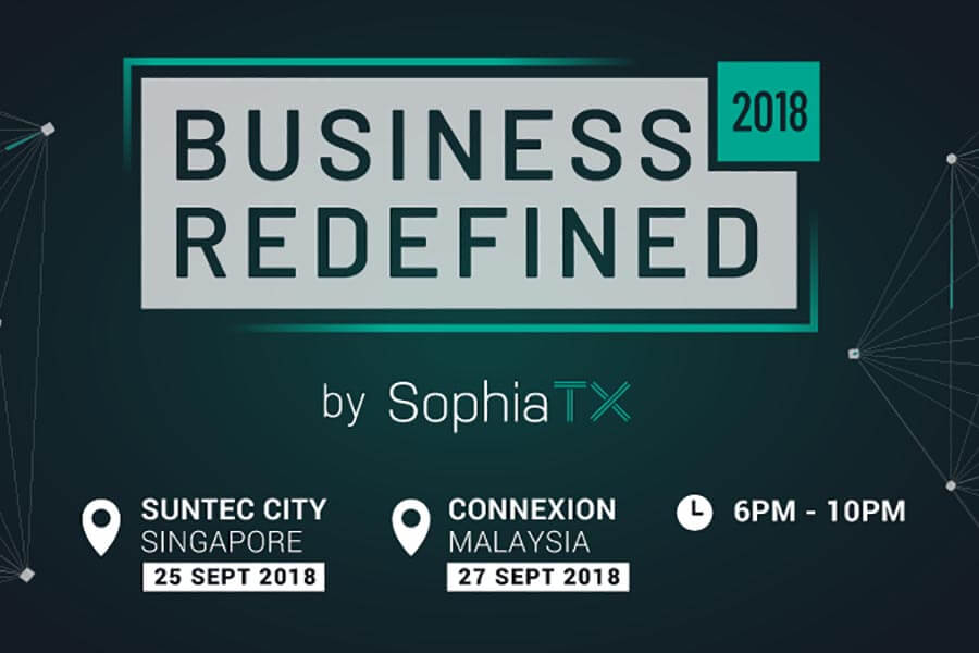 SophiaTX Kicks off Debut Roadshow in Singapore and Malaysia – Business Redefined 2018