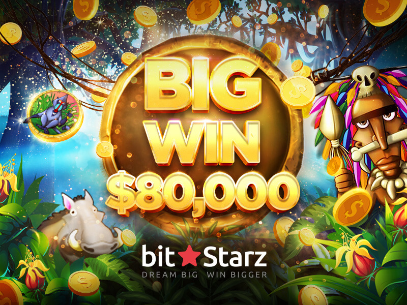 Another Big Win at BitStarz – Jungle Rumble Lands Player $80,000 Prize!