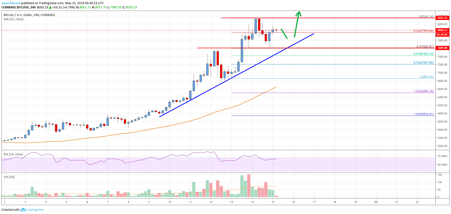 Bitcoin Price Analysis BTC Chart