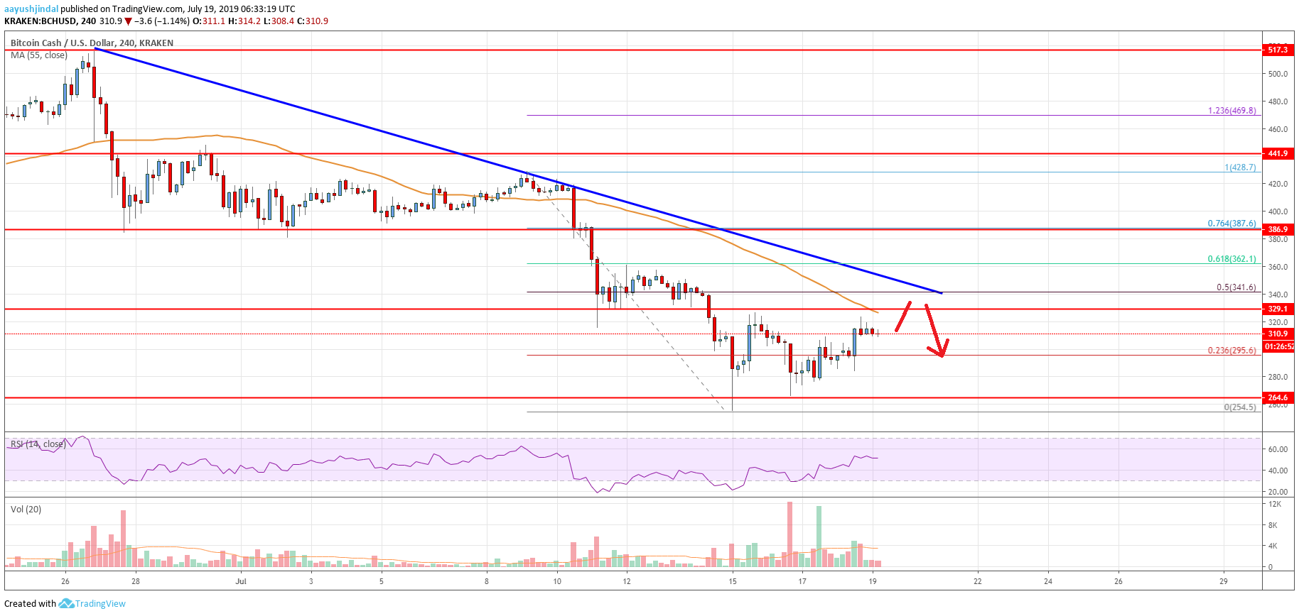 Bitcoin Cash Analysis: BCH Facing Key Resistance, Can Bulls Make It?