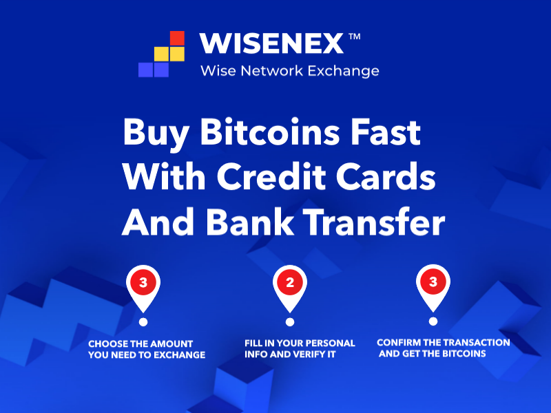 WISENEX Users from over 166 Countries can Now Purchase Crypto with Credit Card