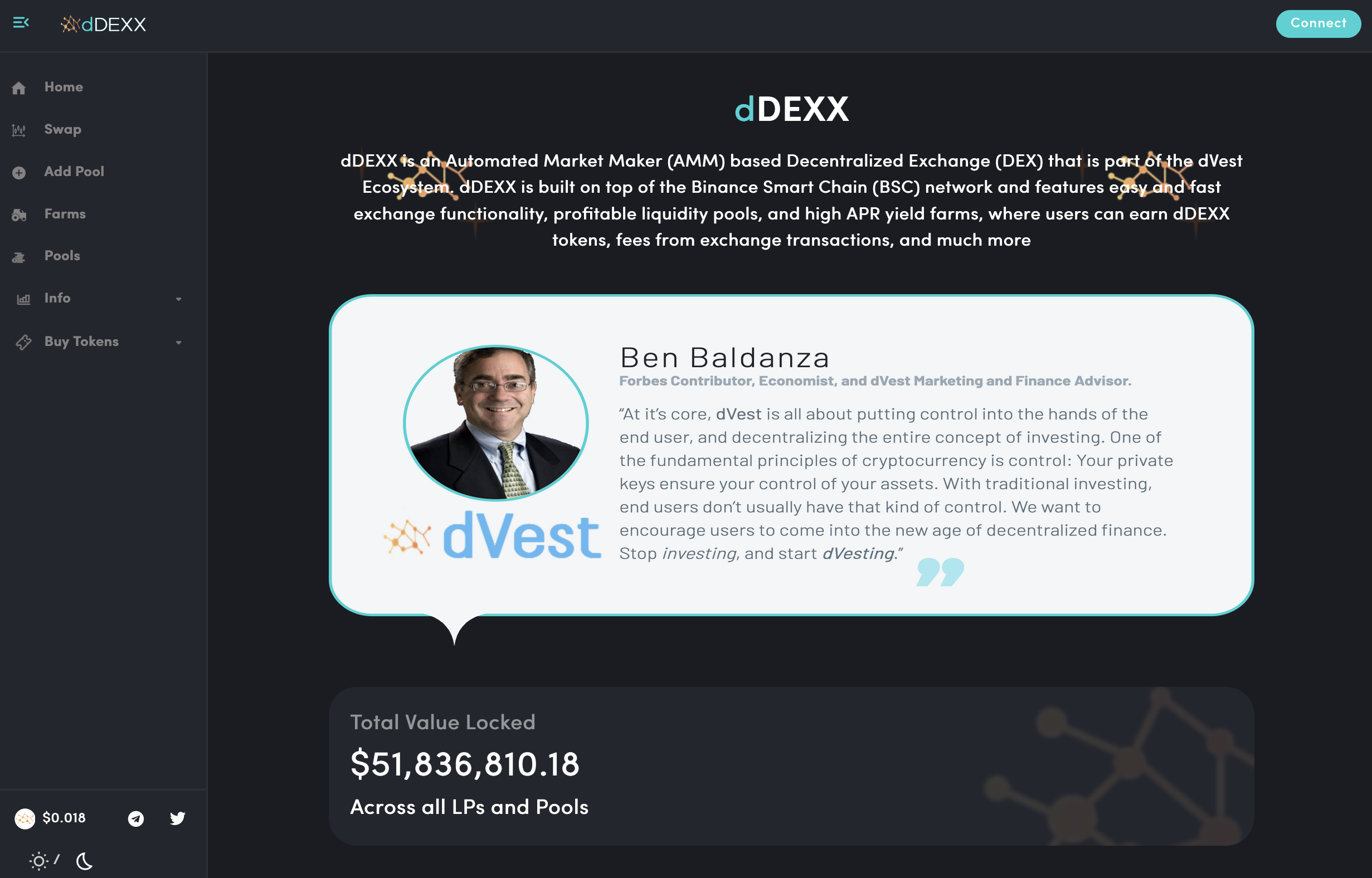 CPI and dVest Announce the Launch of dDEXX – An Automated Market Maker based DEX on the Binance Smart Chain (BSC) Network
