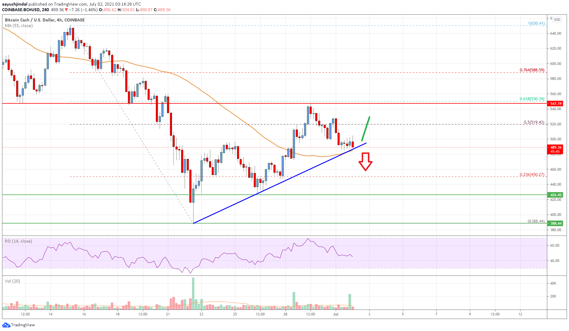 Bitcoin Cash Price