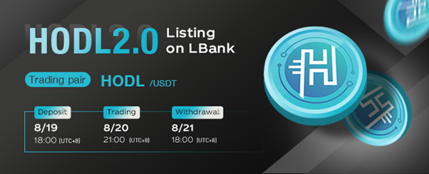 HODL Listing at LBank On 20 August