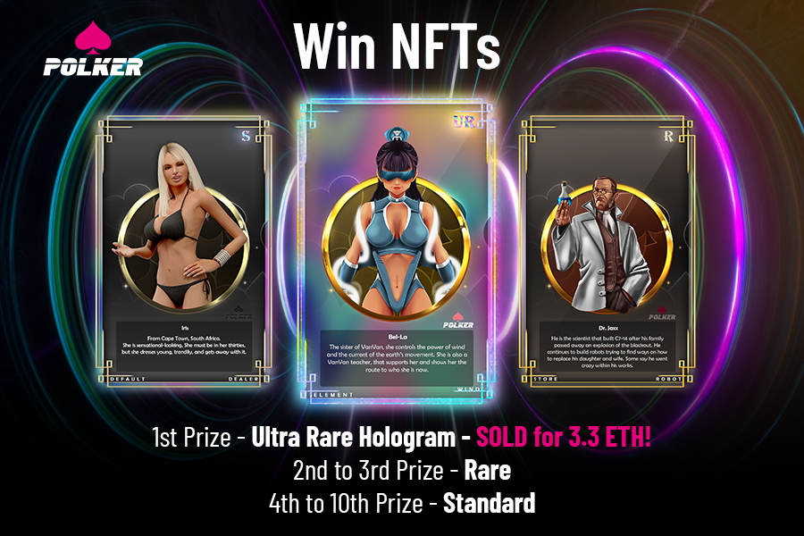 Massive NFT and Token Giveaway from Polker as Staking is Announced!