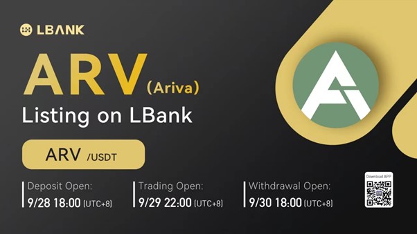 LBank Exchange Will List ARV (ARIVA) on September 29, 2021
