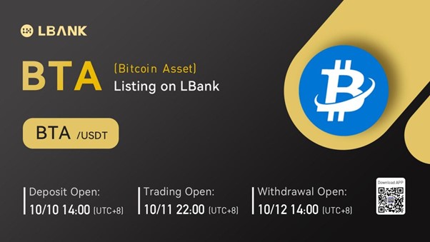 LBank Exchange Will List BTA (Bitcoin Asset) on October 11, 2021