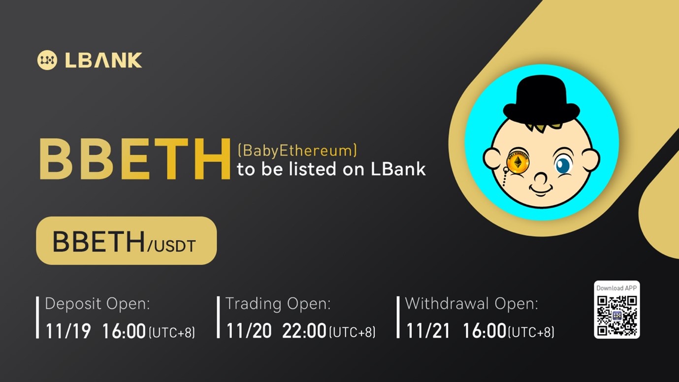 BabyEthereum to be listed on LBank Exchange Nov. 20