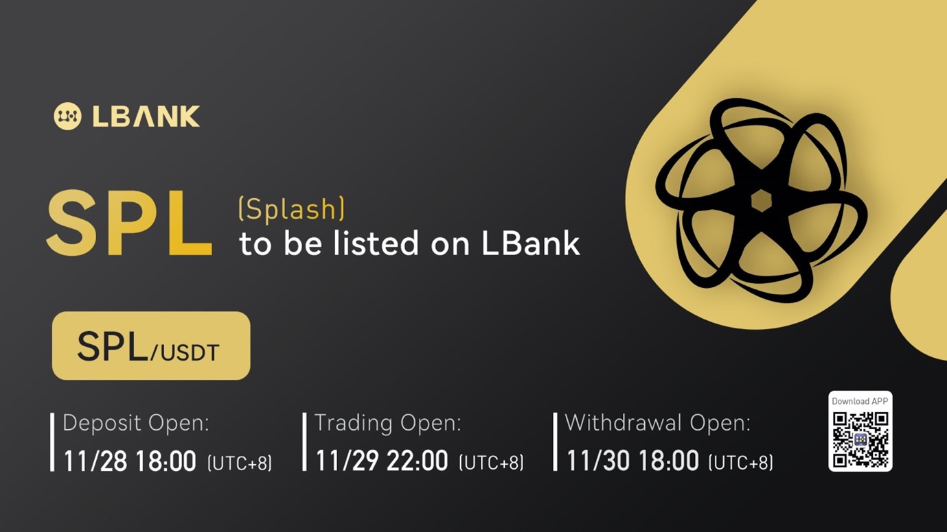 LBank Exchange Will List Splash (SPL) on November 29, 2021