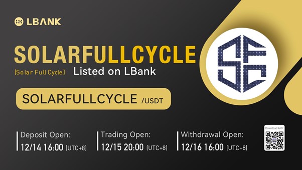 LBank Exchange Listed Solar Full Cycle on December 15, 2021