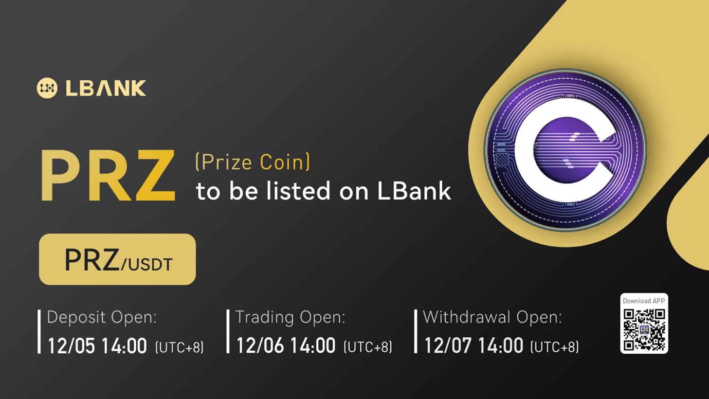 Prize Coin (PRZ) Token to be Listed on LBank Exchange
