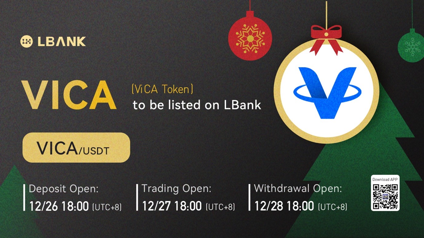 LBank Exchange Will List ViCA on December 27, 2021