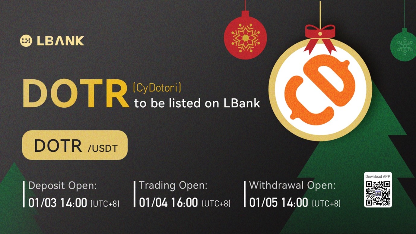 LBank Exchange Will List CyDotori Token (DOTR) on January 4, 2022