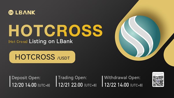 LBank Exchange Will List Hot Cross (HOTCROSS) on December 21, 2021