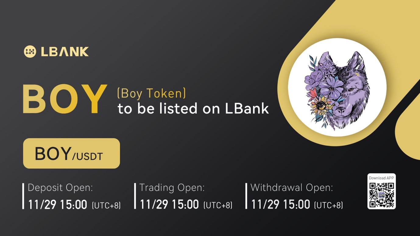 LBank Exchange Listed BOY on November 29, 2021