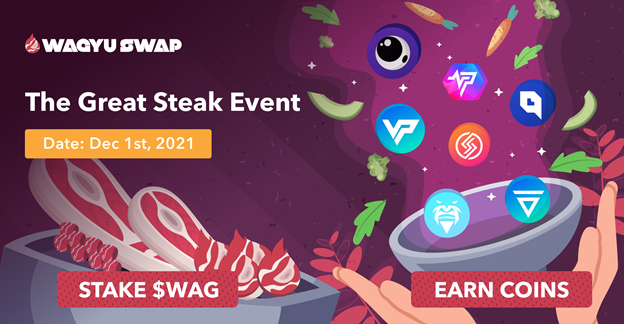 People Are Earning Their Favorite Cryptos with $WAG Staking on WagyuSwap