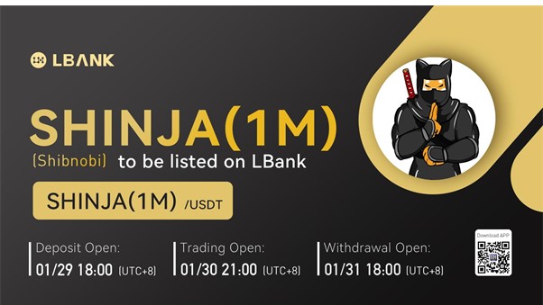 LBank Exchange Will List Shibnobi (SHINJA) on January 30, 2022