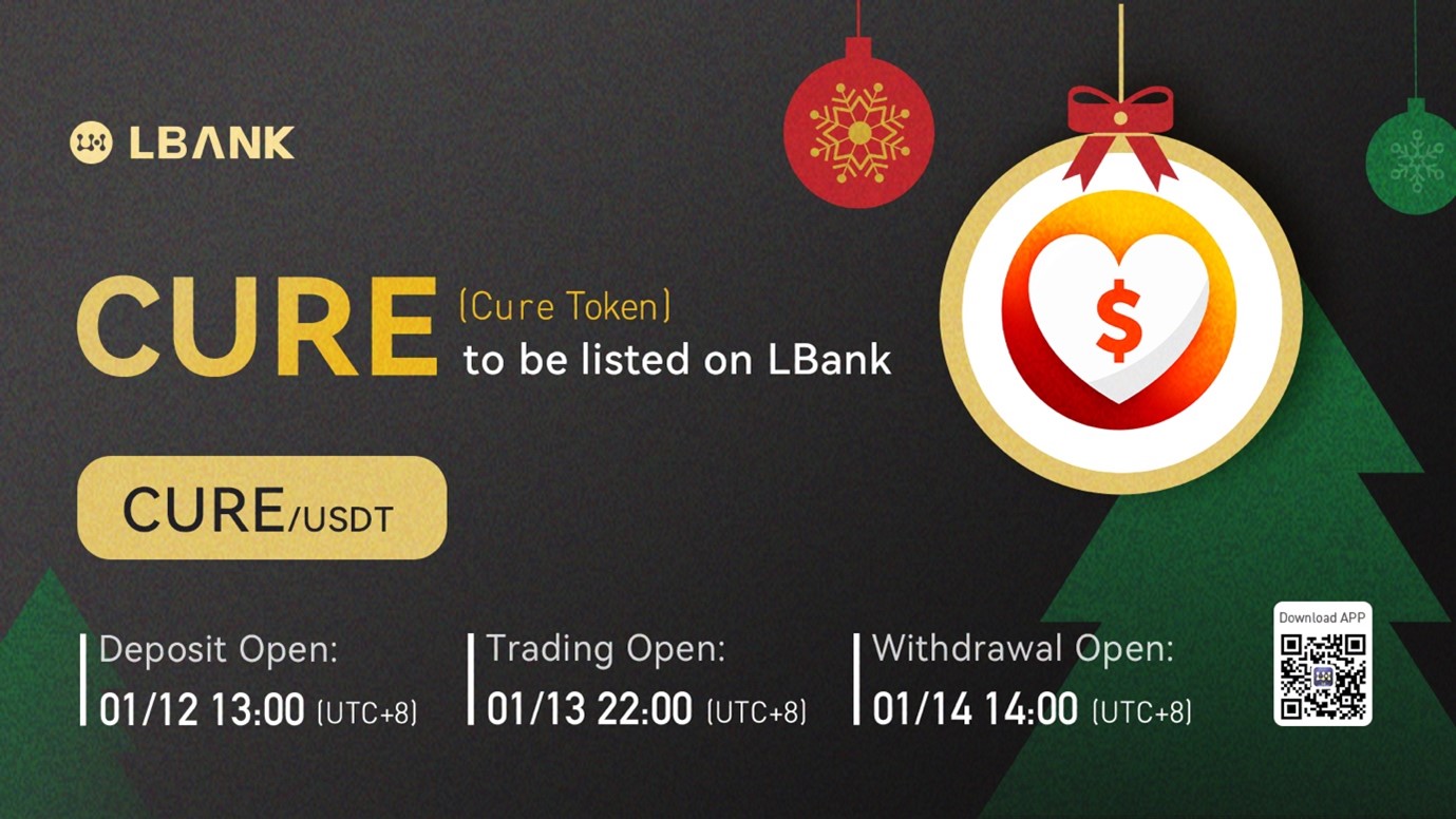 LBank Exchange Will List CURE on January 13, 2022