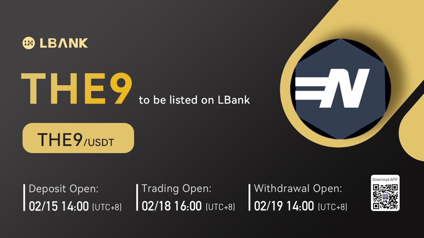 LBank Exchange Will List THE9 on February 18, 2022