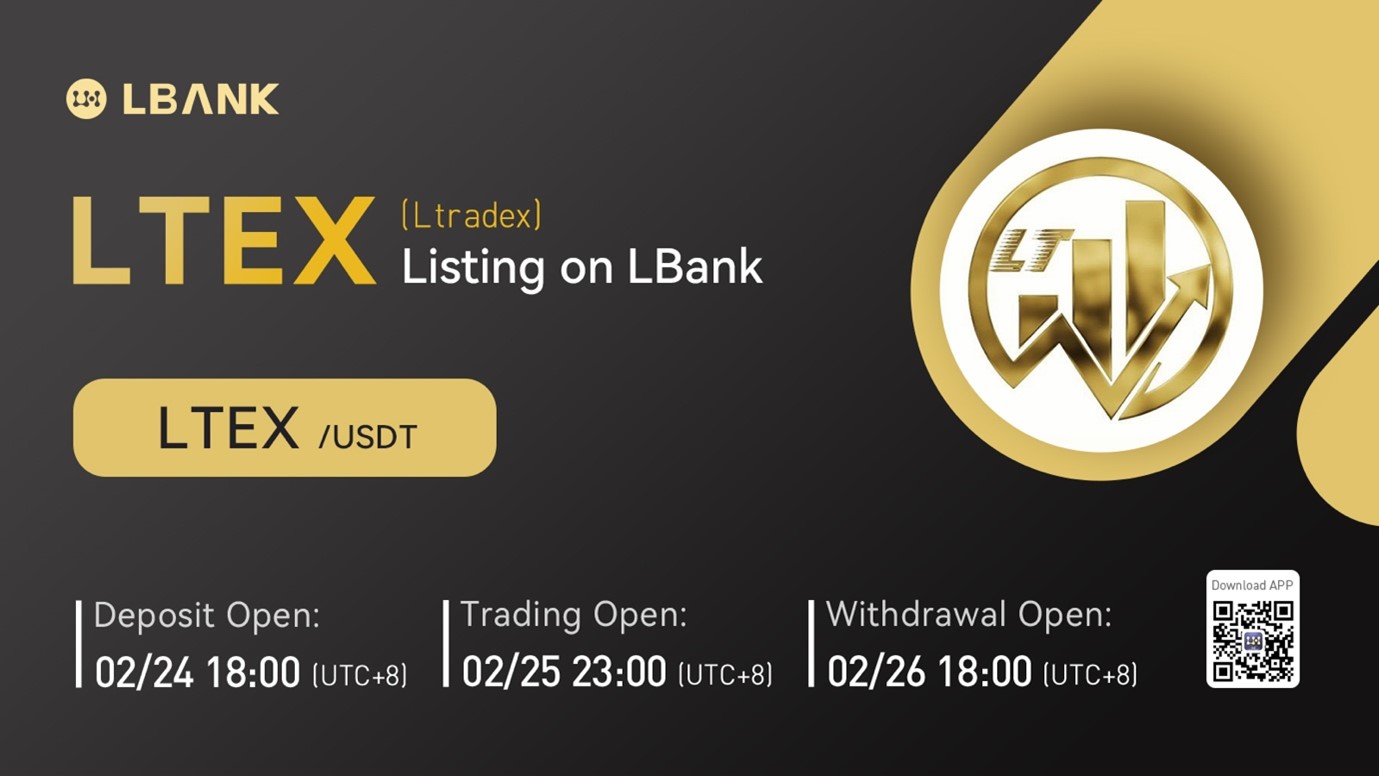 LBank Exchange Will List LTradex (LTEX) on February 25, 2022