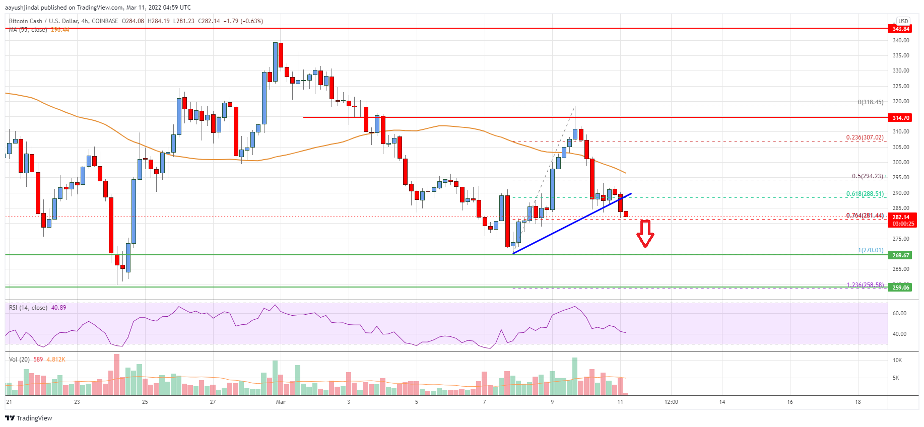 Bitcoin Cash Price
