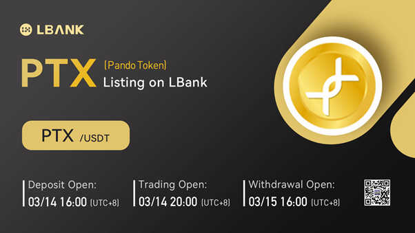LBank Exchange Will List Pando Token (PTX) on March 14, 2022