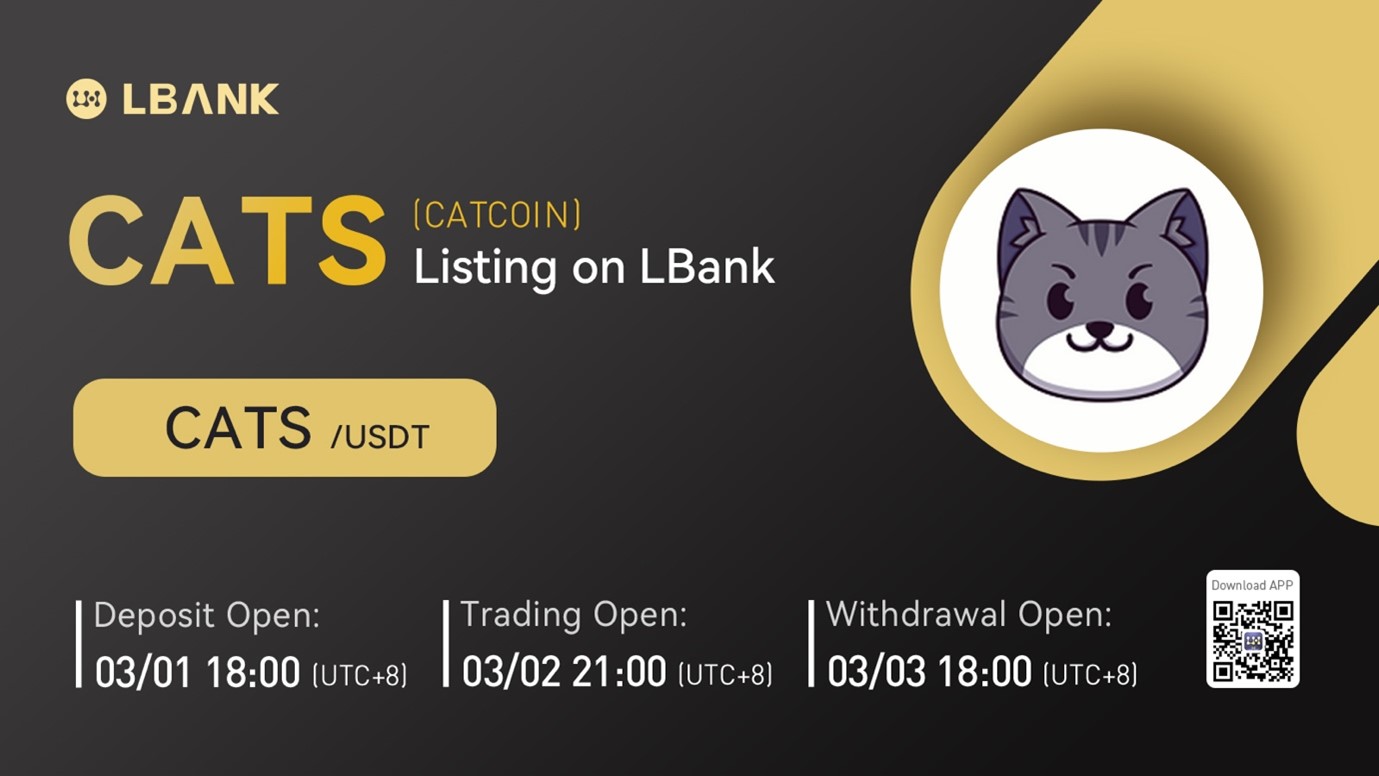 LBank Exchange Will List CATCOIN (CATS) on March 2, 2022