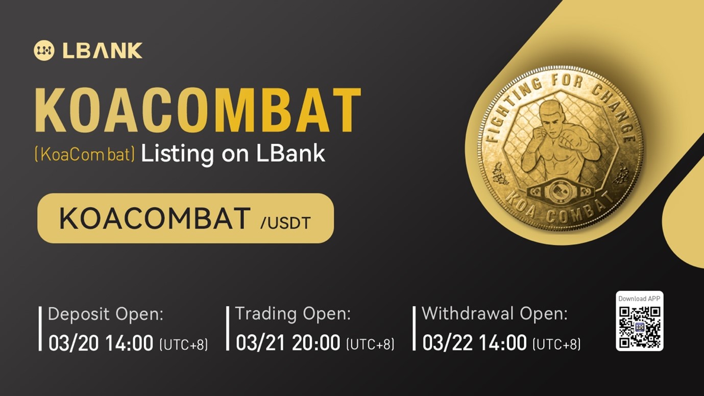 KOACOMBAT Is Now Available for Trading on LBank Exchange
