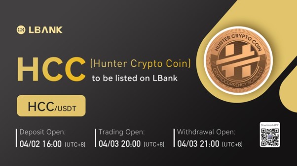 LBank Exchange Will List Hunter Crypto Coin (HCC) on April 3, 2022
