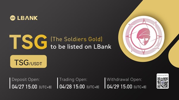 LBank Exchange Will List The Soldiers Gold (TSG) on April 28, 2022