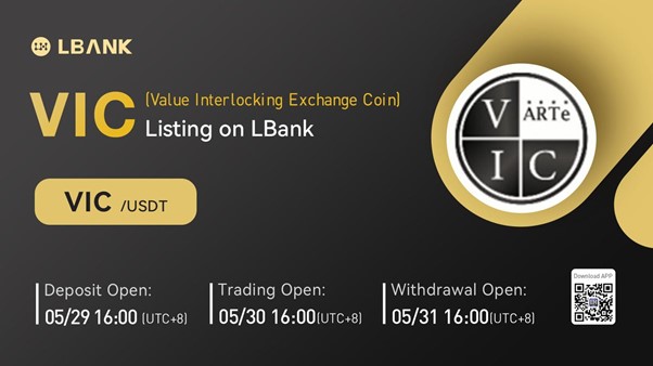 LBank Exchange Will List Value Interlocking Exchange Coin (VIC) on May 30, 2022