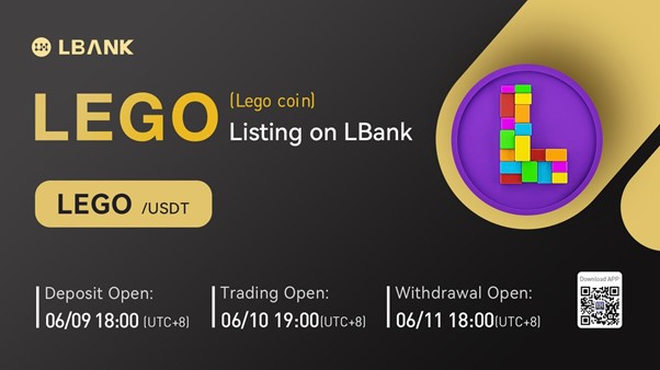 LBank Exchange Will List Lego Coin (LEGO) on June 10, 2022