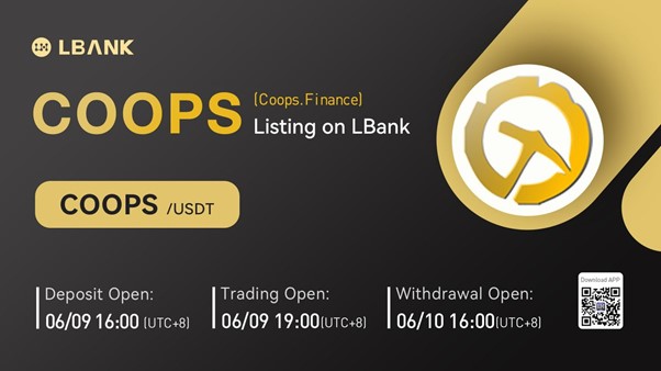 Coops.Finance (COOPS) Is Now Available for Trading on LBank Exchange