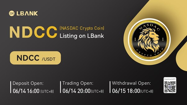 LBank Exchange Will List NASDAC Crypto Coin (NDCC) on June 14, 2022