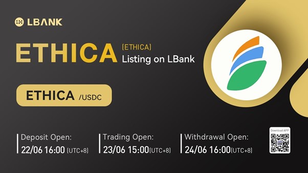 LBank Exchange Will List ETHICA on June 23, 2022